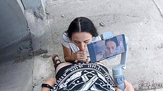 She Asks, 'Film My Blowjob Skills?'