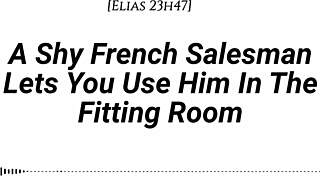 Shy French Salesman In Fitting Room