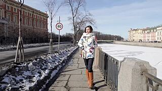 Naughty brunette in lingerie gets licked and blowjob