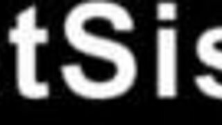 Young stepsis decides to show her brother what she's learned