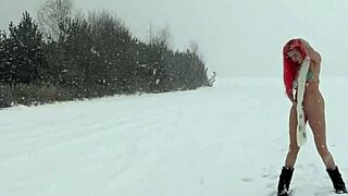 i like to cool down in nature with my skinny body