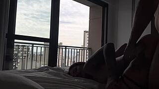 Latina brunette rides to creampie delight