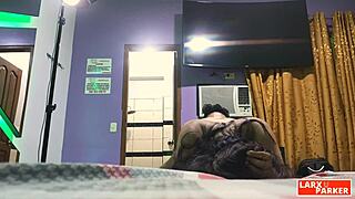 Room casting Esther de Chiclayo enjoys oral in doggystyle