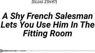 Shy French Salesman In Fitting Room