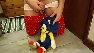 Compilation of non-stop peeing in panties and self-wetting in various locations