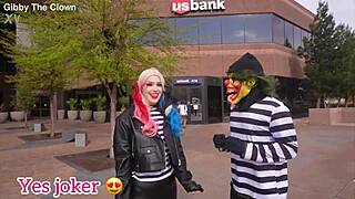 Rachel Luxe As Harley Quinn Feels The Joker's Huge Cock