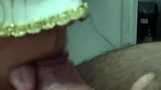 Quick Blowjob From Hot Wife With Big Tits