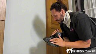 Is finding her wrapped in bondage like early Christmas?