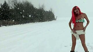 i like to cool down in nature with my skinny body