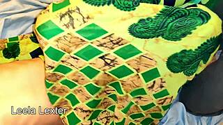 Girlfriend's bhabhi interrupts doggystyle session, leading to hot milf fucking in front