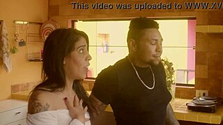 Visiting the new house with the husband, but ends up taking it in the ass?