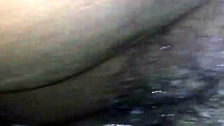 wet ebony pussy gets teased with toys and monster cock