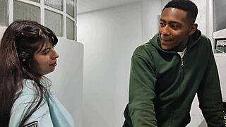 rioc fucks beautiful curvy jennie with big ass in kitchen first time