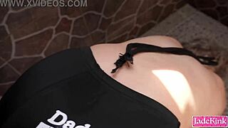 Sub wife handcuffed fucked doggystyle in shower