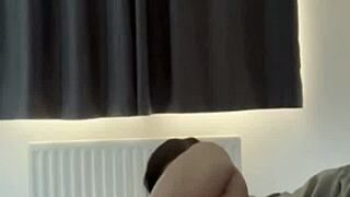 Horny British Coed Squirts Intensely During Solo Webcam Toy Play