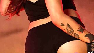 mia martinez and blonde babe engage in sexy workout striptease