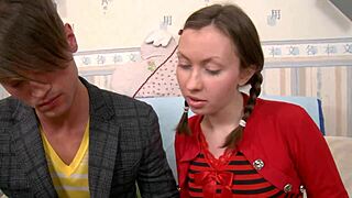 bridgette vericheva's tight asshole stretched by monster dong in stockings