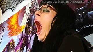 Fetish Asmr Kisses With Petite Hungarian European Goth Teen 18+ With Glasses!