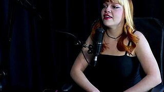 Middy Enters Camera After Anxiety Crisis, Shocked By Man's Ass And Doll Fetish In Sheer Red