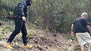 oh no, i slipped in the shower and the ranger fucked my big curvy ass hard!