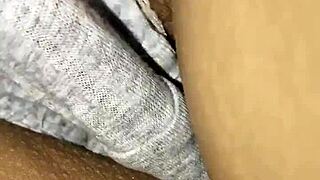 Feeling Intense Pleasure Playing with Her Wet Pussy Passionately