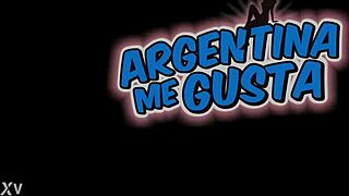 perfect shaved puffy pussy contrasts with amazing tits on teasing babe