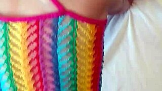 Candie Cross Bent Over in POV Doggystyle with Natural Tits