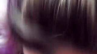 Blonde Friend Deepthroats Girlfriend's Cum-Filled Blowjob.