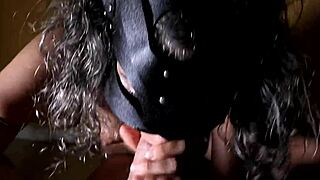 She gets so expressive and excited sucking cum in mouth