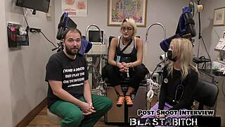 Nurse Channy Crossfire sucks dick before cum blast in hospital pov.