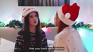 Santa Fulfilled the Wish of Two Horny Girls with His Huge Cock