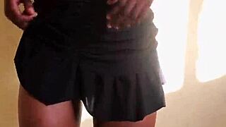 horny ladies tease with striptease and wet pussy play