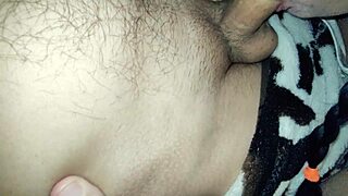 Deep throat blowjob with wife and finger to ass!