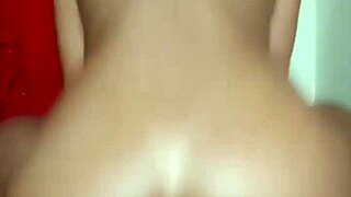 Croatian wife in stockings rides big cock, sits, does everything in anal, but won't leave the monster cock in pussy