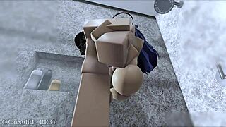 Punishing Yuuka For Uninvited Visit With Intense Sex.