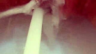 Gretala plays with her pussy and ass holes