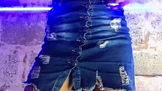 horny ladies tease with striptease and wet pussy play