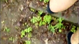 Visit In Pantyhose On Cable Car Mountain