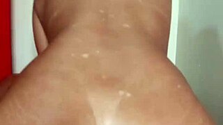 Croatian wife in stockings rides big cock, sits, does everything in anal, but won't leave the monster cock in pussy