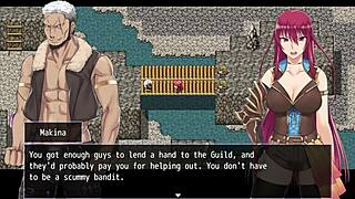 Makina Modder Tied Up Convinces Bandit with Throat and Pussy for Massive Facial