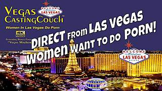 Vegas Starr Oil Massaged Glass Dildo Masturbation Deep Throat Riding Cock Bondage POV Closeup Creampie