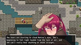 Makina Modder Tied Up Convinces Bandit with Throat and Pussy for Massive Facial