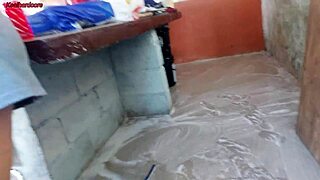 maid grabs cock and fucks roughly in house