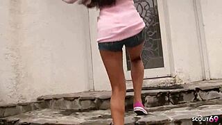 Sexy Latina Teen Babysitter Amia Miley in FFM Threesome