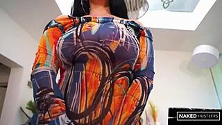 Pretty wife spreading and sucking in interracial scene