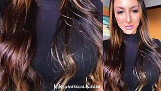Beautiful Natalia in a live stream