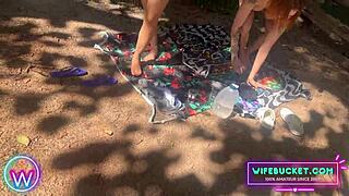 Homemade porn by wifebucket - my girlfriend and her yoga instructor doing tricks on my cock