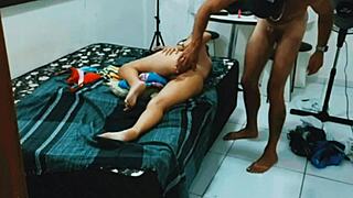 She craved a massage but got intense anal pleasure and cum