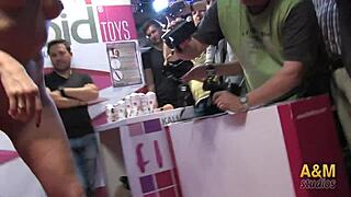 Amateur Redhead Uses Dildo Machine Public Outdoor