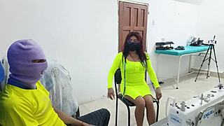 Whore Feels Intense Groping Emotions at Work Uniform